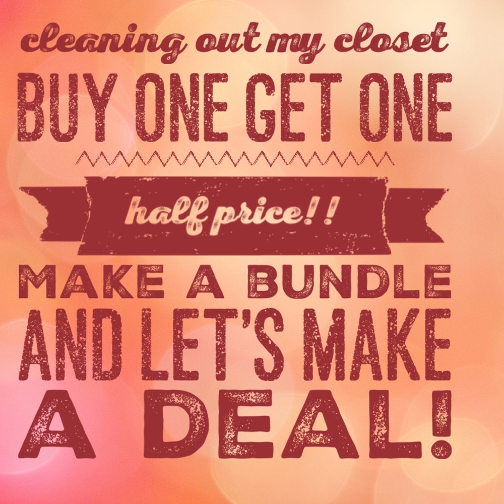 Buy one get one half off!